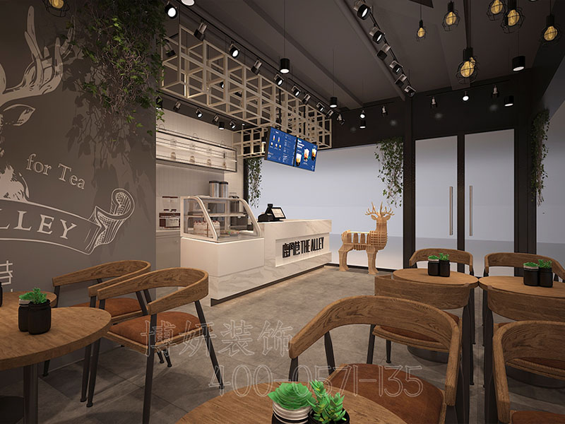 时尚奶茶店装修,杭州奶茶店装修,奶茶店装修
