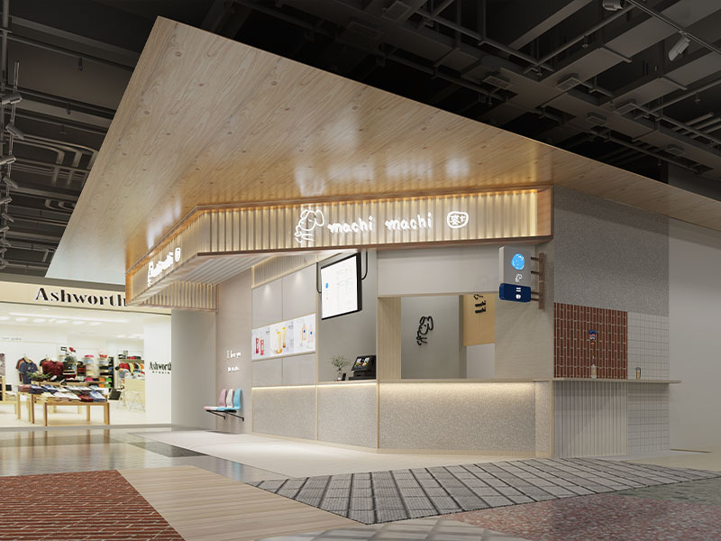 杭州奶茶店装修设计-案例效果图 2